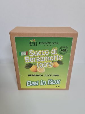 Succo di bergamotto 100% puro in Bag in Box da 5 Litri