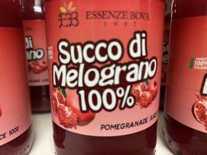 Succo di Melograno Bova puro al 100% 20 cl (FORMATO CONVENIENZA 24 Bottiglie)
